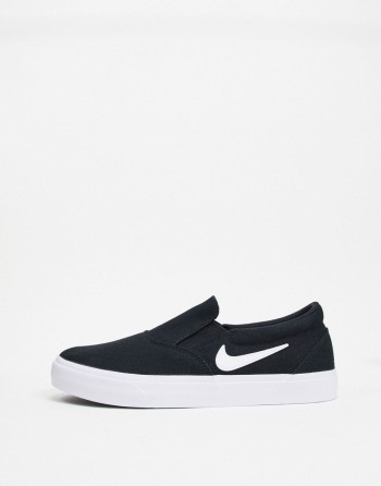 Nike SB Charge Slip On Crne - Muške Tenisice | 08231YRUQ